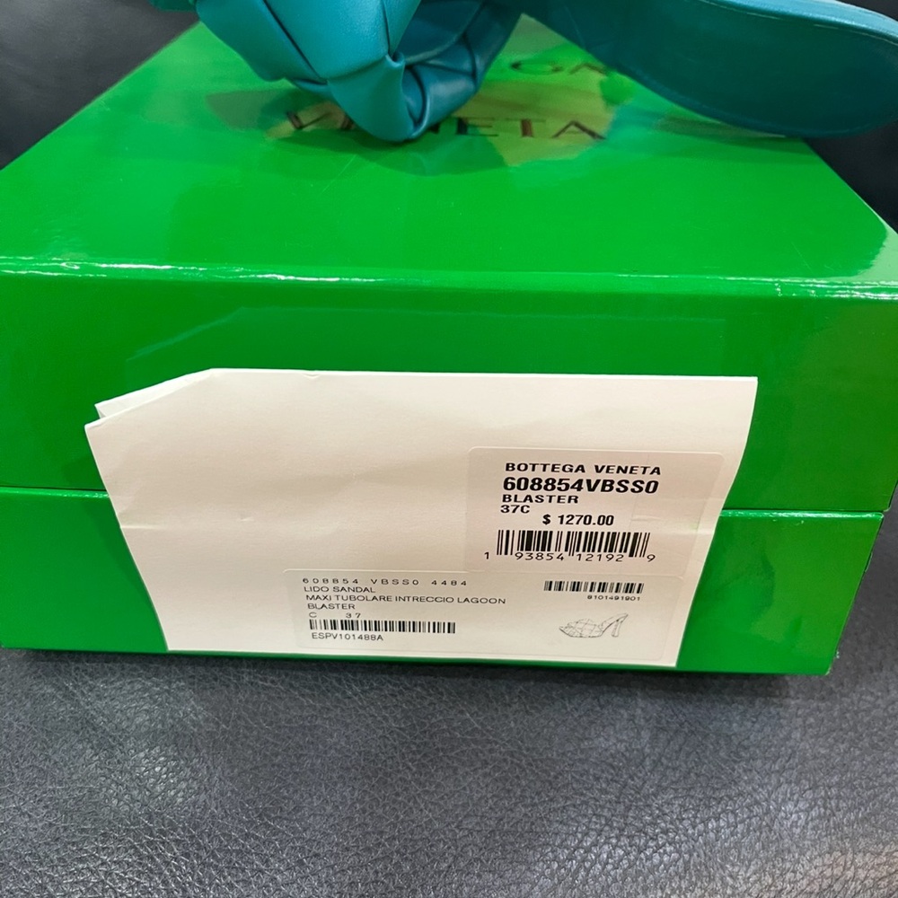 Bottega Veneta Blue Heels